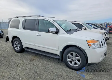 2012 Nissan Armada Sv z USA, uszkodzony, nr VIN 5N1AA0ND0CN606673